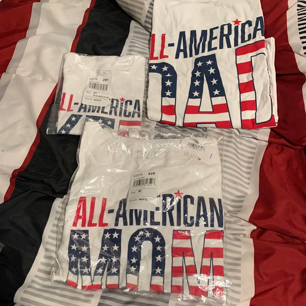 NWT (3)Family Tees for 4th of July
